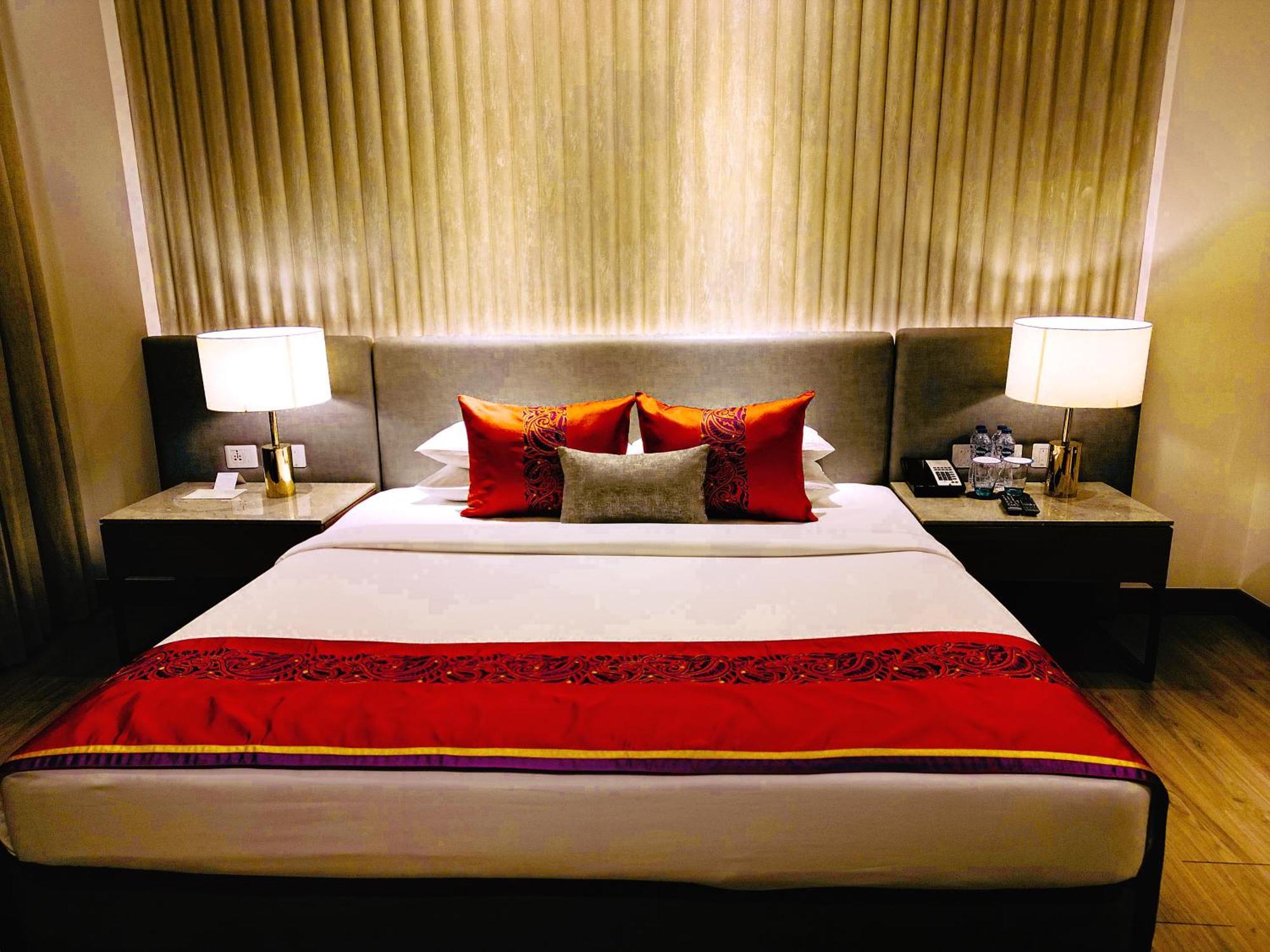 Vivanta Kolkata Em Bypass Dış mekan fotoğraf A bed runner